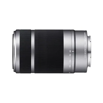 Sony SEL55210 E 55-210mm F4.5-6.3 OSS E-mount Wide Zoom Lens - Silver (Renewed)