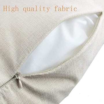 FIBEROMANCE Christmas Pillow Covers - Festive 4 Set