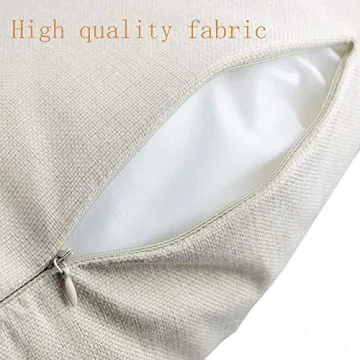 FIBEROMANCE Christmas Pillow Covers - Festive 4 Set