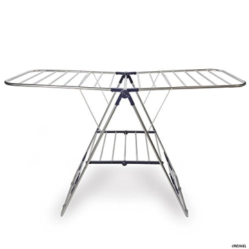 CRESNEL Stainless Steel Clothes Drying Rack for Effortless Laundry