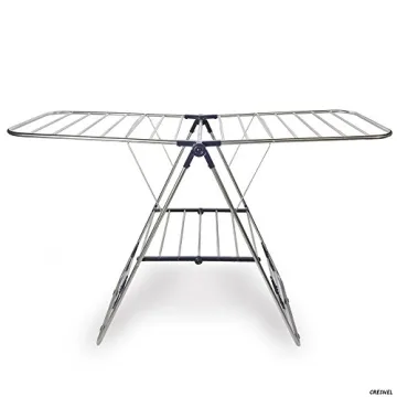 CRESNEL Stainless Steel Clothes Drying Rack for Effortless Laundry