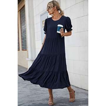 PRETTYGARDEN Summer Casual Boho Floral Dress