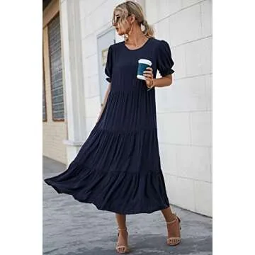 PRETTYGARDEN Summer Casual Boho Floral Dress