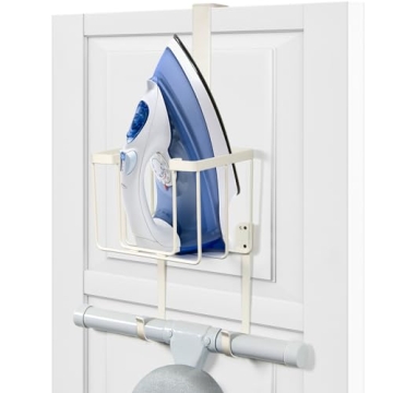 ORLESS Over The Door Ironing Board Hanger - Space-Saving Laundry Organizer