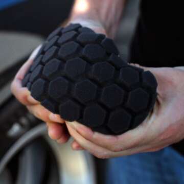 Chemical Guys BUFX_203 Hex-Logic Finishing Hand Applicator Pad - Perfect for Auto Detailing