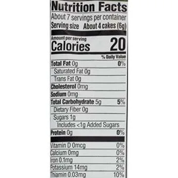 Happy Baby Organics Baby Food Rice Cakes Apple, 1.4 Ounce Bag Puffed Brown Rice Crackers, Baby Snacks or Toddler Snacks, No Added Colors, Encourages Tactility and Self-Feeding