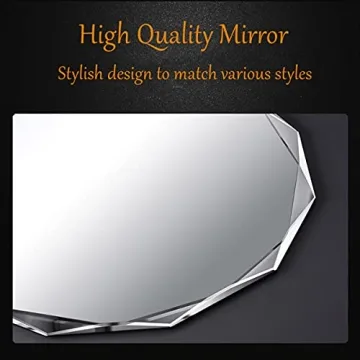 Stylish SNUGACE Frameless Bathroom Vanity Mirror - 30" x 36"