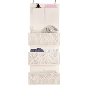 FEILANDUO Over The Door Organizer - Stylish Boho Storage for Every Room