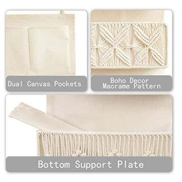 FEILANDUO Boho Over Door Organizer for Nursery & Bath