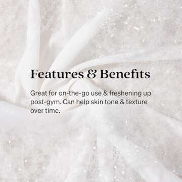 Loved01 Face & Body Salicylic Acid Cleansing Wipes, John Legend Skincare, Oil & Fragrance-Free, No-Rinse, Suitable for Blemish-Prone Skin, 24 wipes