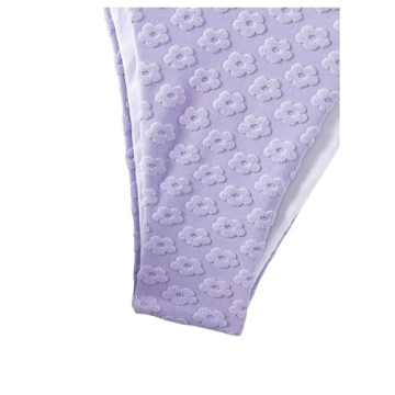 WDIRARA Women's Cute Floral Swimsuits Bandeau Bikini Set