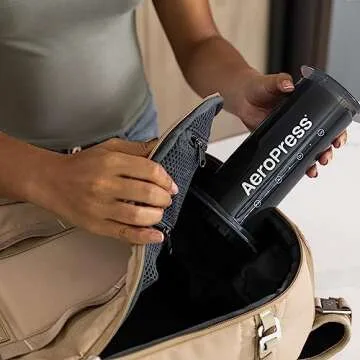 AeroPress XL Coffee Press – 3 in 1 brew method combines French Press, Pourover, Espresso. Full bodied, smooth coffee without grit or bitterness. Small portable coffee maker for camping & travel