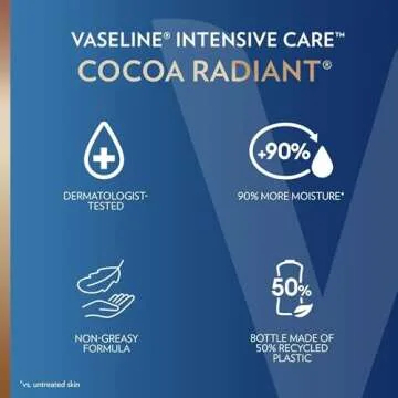 Vaseline Cocoa Radiant Lotion - Intensive Hydration 10oz