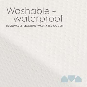 Milliard Premium Memory Foam Infant Crib Mattress and Toddler Bed Mattress with Waterproof Cover, Flip Dual Stage System, Made in The USA, 2024 Edition -27.5x52x5.5 in.