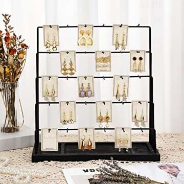 Versatile Earring Display Stand for Retail and Trade Shows