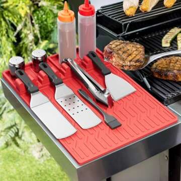 VOZZYOTO 38 PSC Griddle Accessories Kit for Blackstone, Flat Top Grill Tools with Smashed Burger Pre...