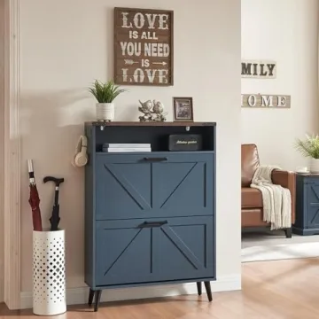 Stylish Barnyatoh Shoe Storage Cabinet for 16 Pairs