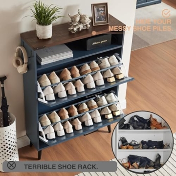 Stylish Barnyatoh Shoe Storage Cabinet for 16 Pairs