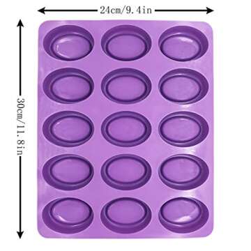Larger Silicone Soap Mold for Baking & Crafts