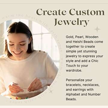 Piccassio 10100+ pcs Clay Beads Bracelet Making Kit - Heishi Beads for Jewelry Making Kit - Polymer Clay Beads Bracelet Making Kit