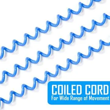 Kingwin Anti Static Wrist Strap 5 Pack Blue, Adjustable ESD Wrist Band Fits Your Wrist Comfortably. Grounding Bracelet to Protect Your PC Computer or Electronics from Static Electricity