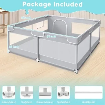 Fshibila Baby Playpen – Safe Play for Your Little Ones