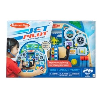 Melissa & Doug Jet Pilot Dashboard Toy for Ages 3+