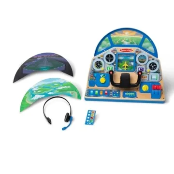Melissa & Doug Jet Pilot Dashboard Toy for Ages 3+