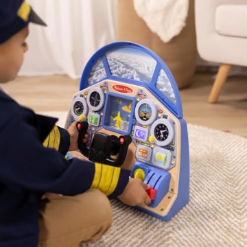 Melissa & Doug Jet Pilot Dashboard Toy for Ages 3+