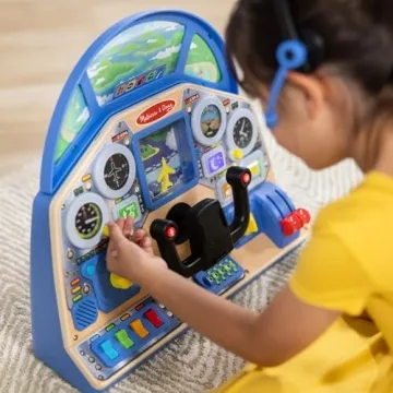 Melissa & Doug Jet Pilot Dashboard Toy for Ages 3+