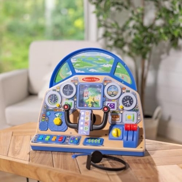 Melissa & Doug Jet Pilot Dashboard Toy for Ages 3+