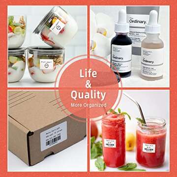 Versatile Phomemo Thermal Labels - 320 Labels/Roll