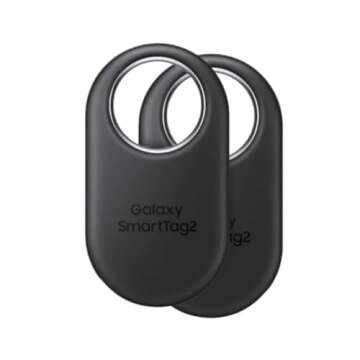 SAMSUNG SmartTag2 (2023) Bluetooth + UWB, IP67 Water and Dust Resistant, Findable via App, 1.5 Year ...