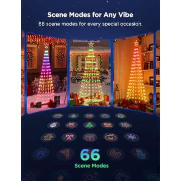 Govee Christmas Cone Tree Lights with Smart Control