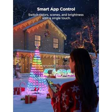 Govee Christmas Cone Tree Lights with Smart Control