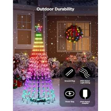 Govee Christmas Cone Tree Lights with Smart Control