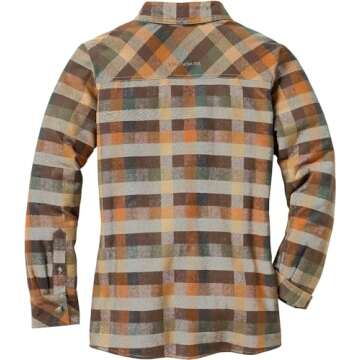 Legendary Whitetails Women's Open Country Flannel Shacket Sherpa Lined Plaid Fleece Shirt Jacket Ladies Western Clothing Coat