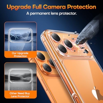 TAURI iPhone 17 Pro Case with Screen Protector - Clear