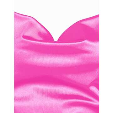 ZAFUL Satin Spaghetti Strap Mini Dress for Parties