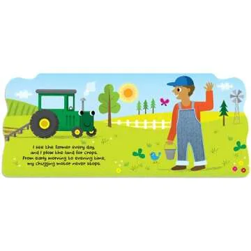 Busy Tractor Touch and Feel Board Book for Toddlers