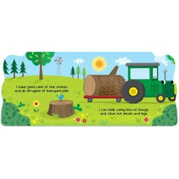 Busy Tractor Touch and Feel Board Book for Toddlers