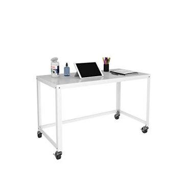 Mobile Metal Desk Workstation for Home Office Needs