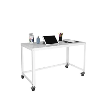 Mobile Metal Desk Workstation for Home Office Needs