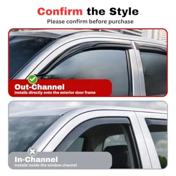 KPY Rain Guards for 2020-2026 Toyota Corolla Window Visors