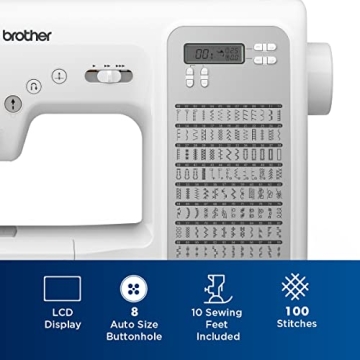 Brother CP100X Computerized Sewing Machine with 100 Stitches