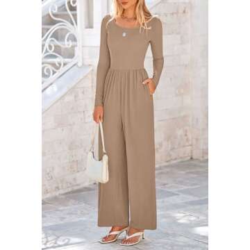 PRETTYGARDEN Women's Stylish Jumpsuit with Pockets