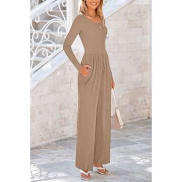 PRETTYGARDEN Women's Stylish Jumpsuit with Pockets