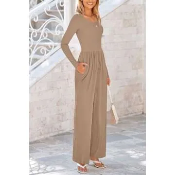 PRETTYGARDEN Women's Stylish Jumpsuit with Pockets