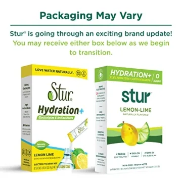 Stur Electrolytes Powder Hydration Packets - Sugar Free and Nutrient-Dense