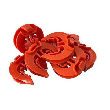 LockJawz T-Post Fence Insulator in Bright Orange